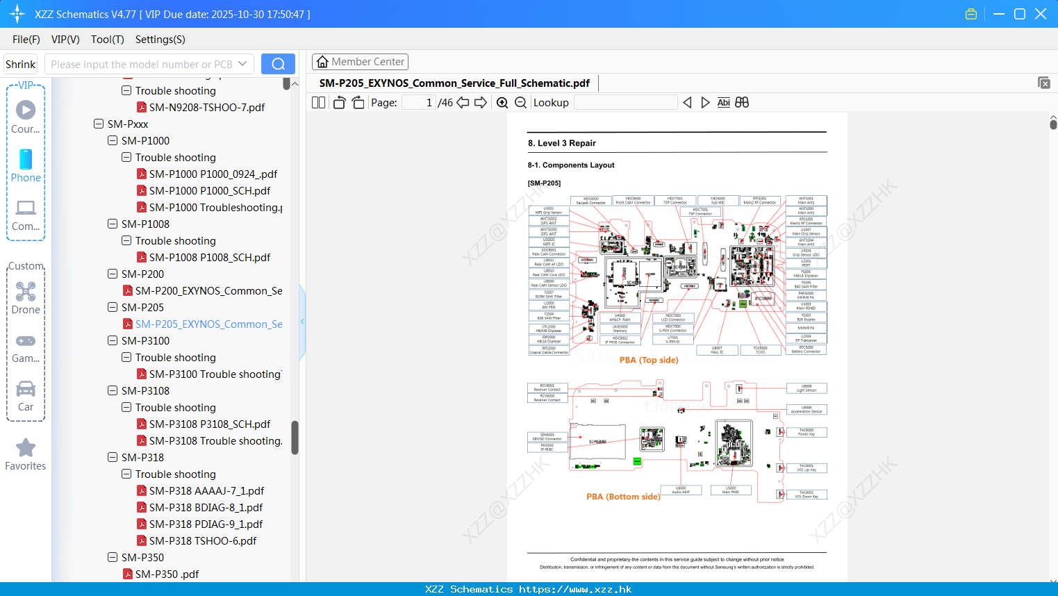 Samsung SM-P205_EXYNOS_Common_Service_Full_Schematic